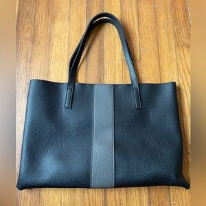 Vince Camuto Black Leather Tote